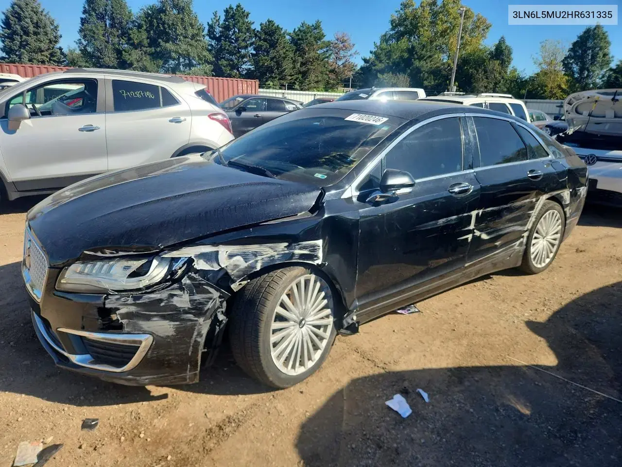 Lincoln Mkz Hybrid Reserve 2017