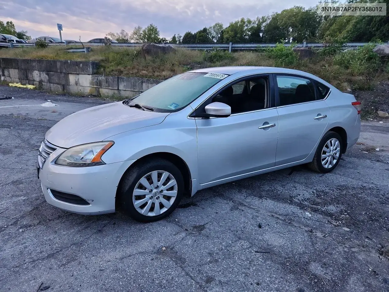 Nissan Sentra Sv 2015