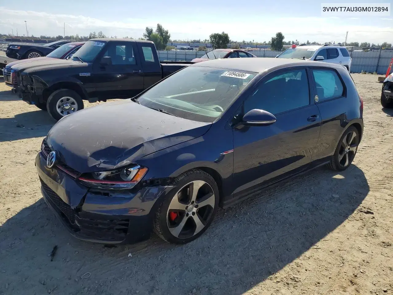 Volkswagen Gti S/Se 2016