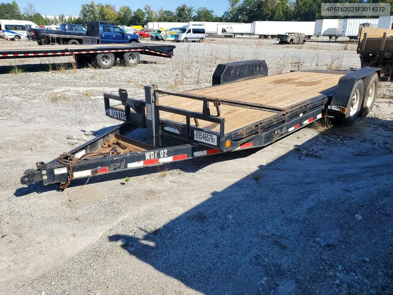 Pj Trailer Flatbed Tr 2015