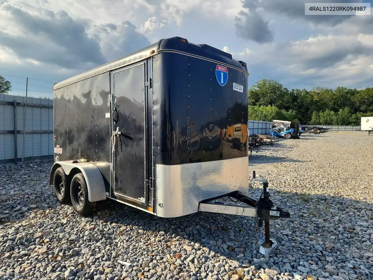 Interstate Ilrd612Ta2 Enclosed Cargo Trailer 2024