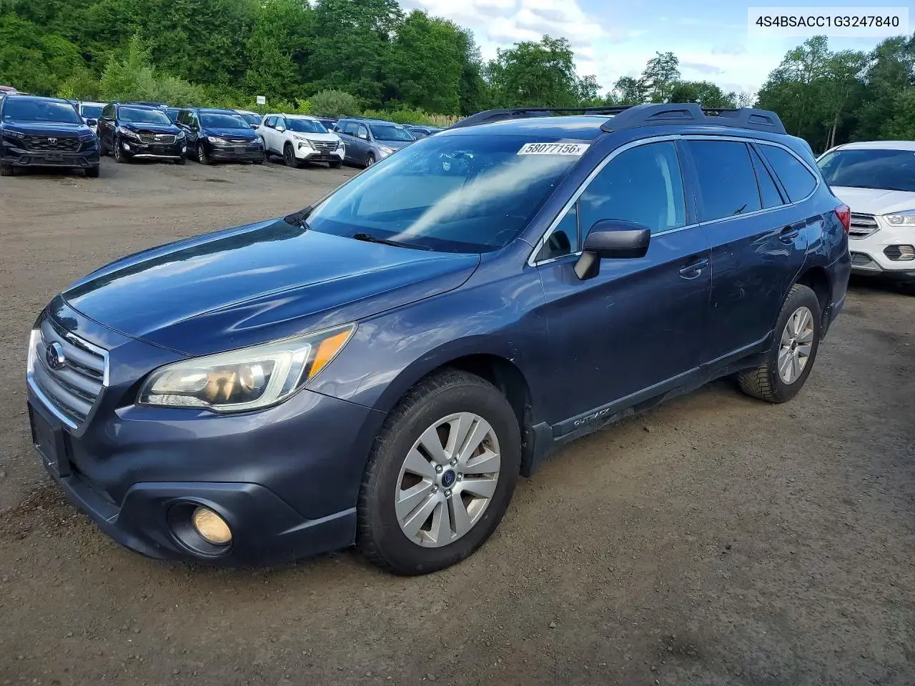 Subaru Outback 2.5I Premium 2016