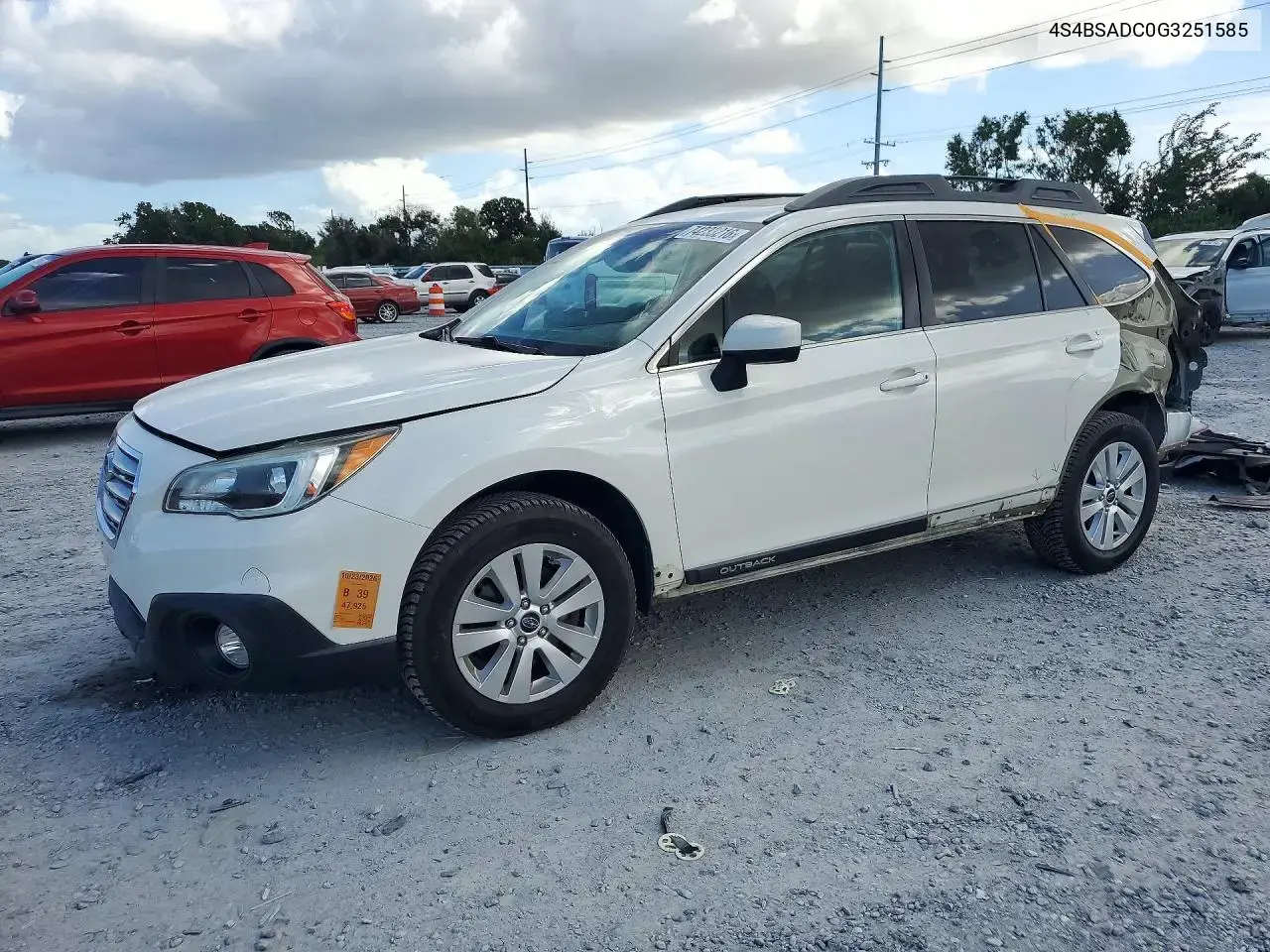 Subaru Outback 2.5I Premium 2016