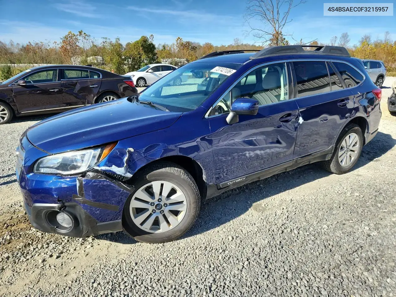 Subaru Outback 2.5I Premium 2015