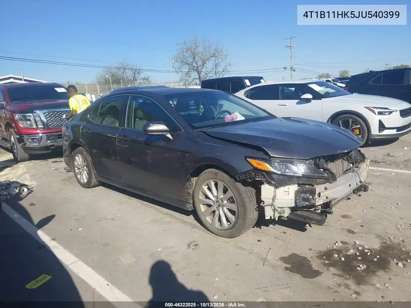 Toyota Camry Le 2018