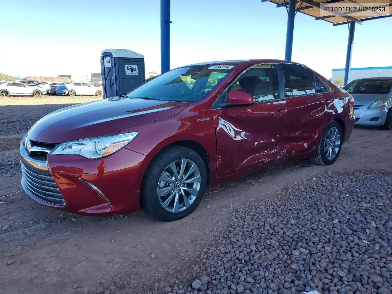 Toyota Camry Hybrid Xle 2017