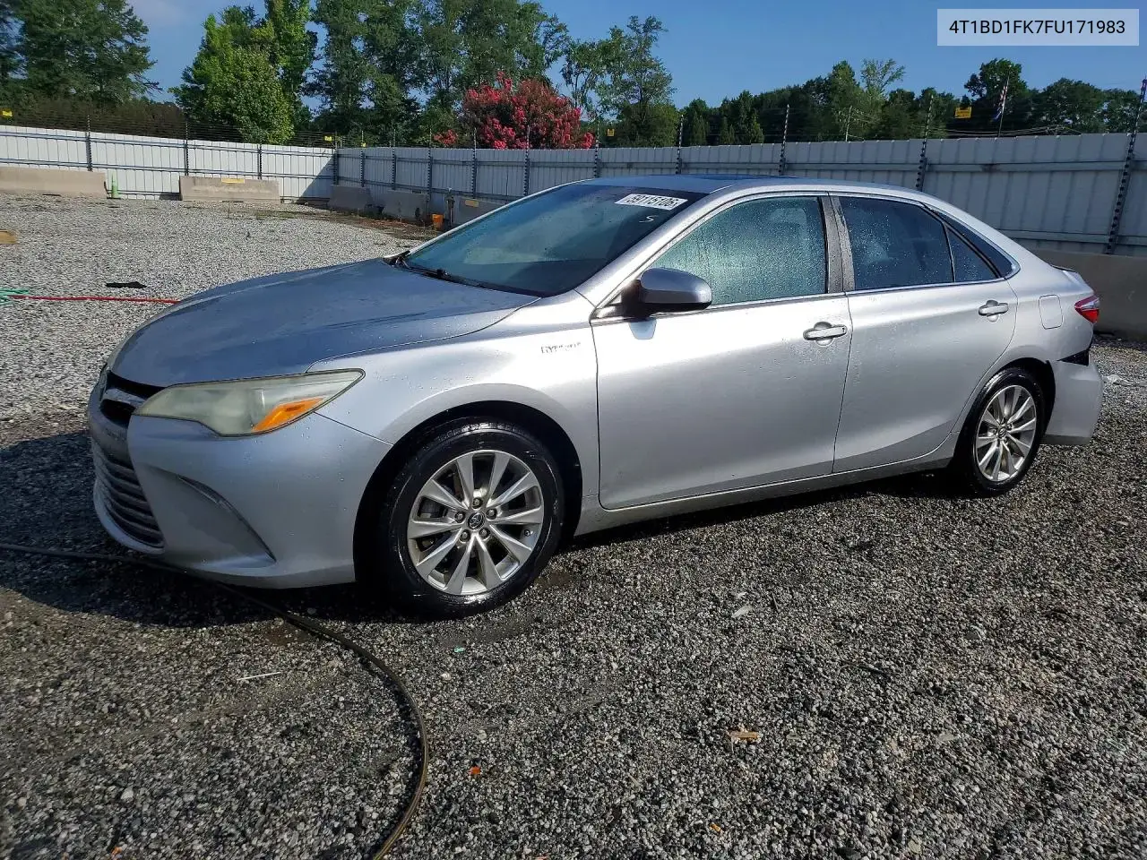 Toyota Camry Hybrid Xle 2015