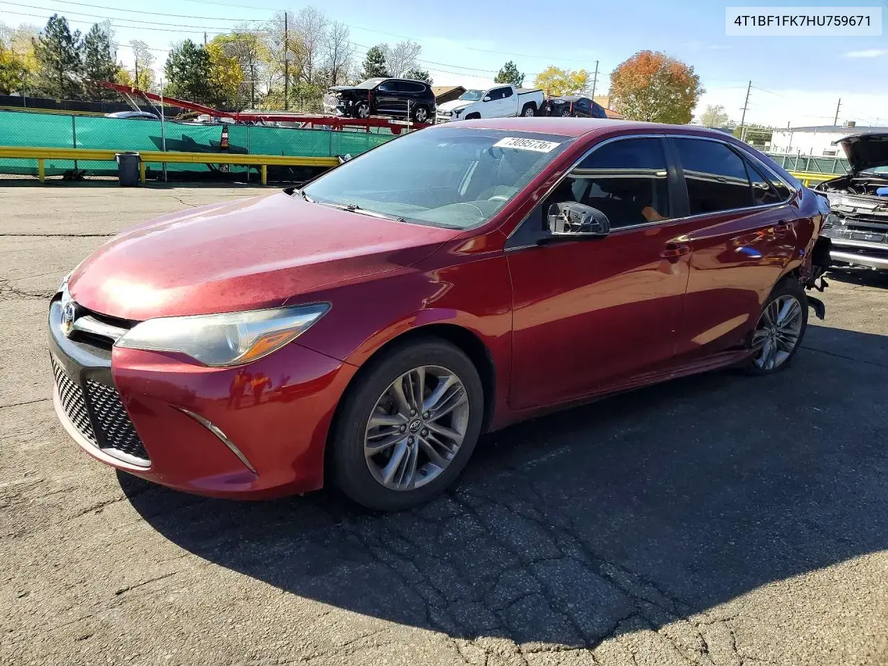 Toyota Camry Se 2017