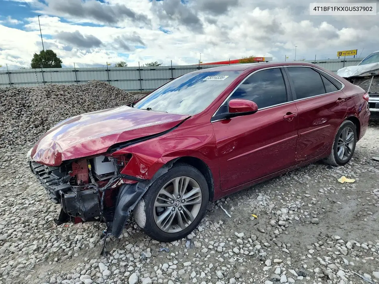 Toyota Camry Se 2016