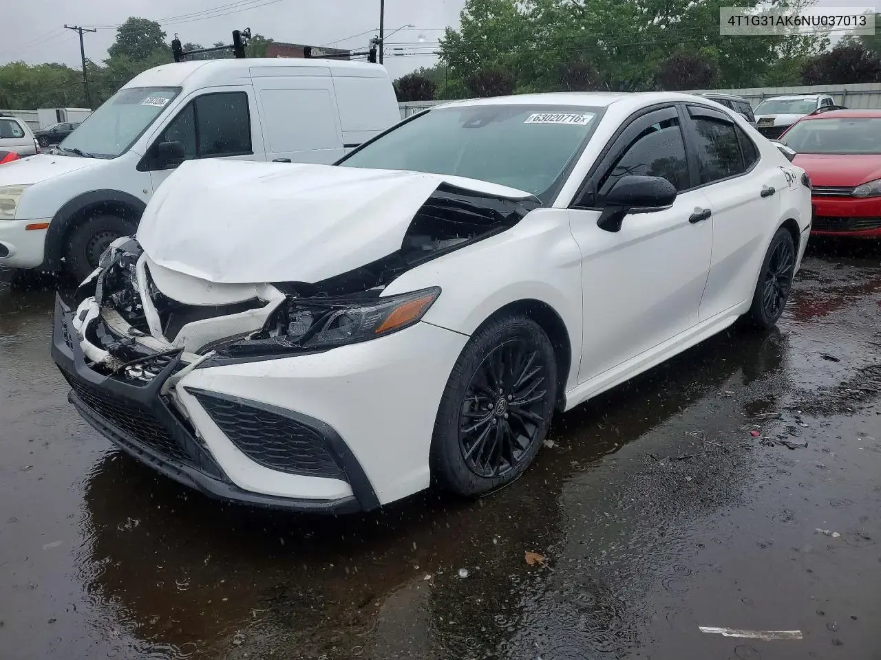 Toyota Camry Hybrid Se Nightshade 2022