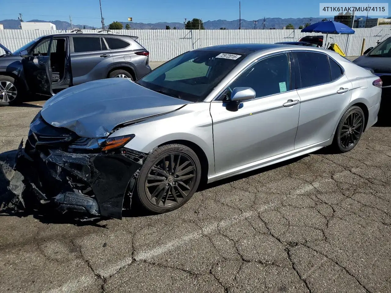 Toyota Camry Xse 2021
