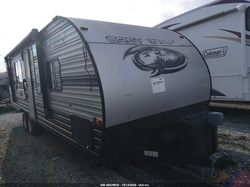 Forest River Cherokee Grey Wolf 25Rrt Toy Hauler Travel Trailer 2020