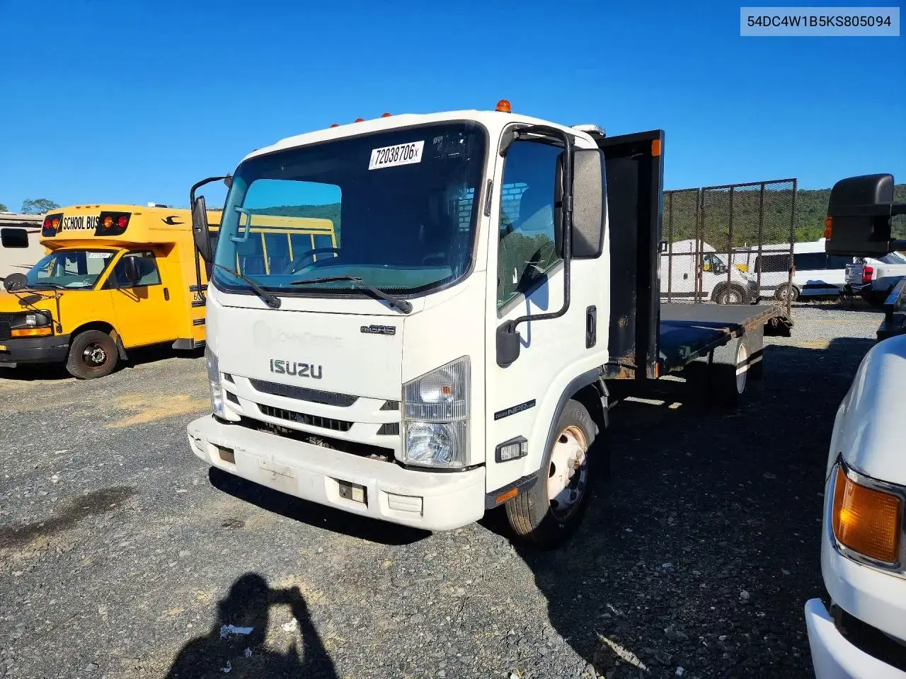 Isuzu Npr Hd Flatbed Truck 2019