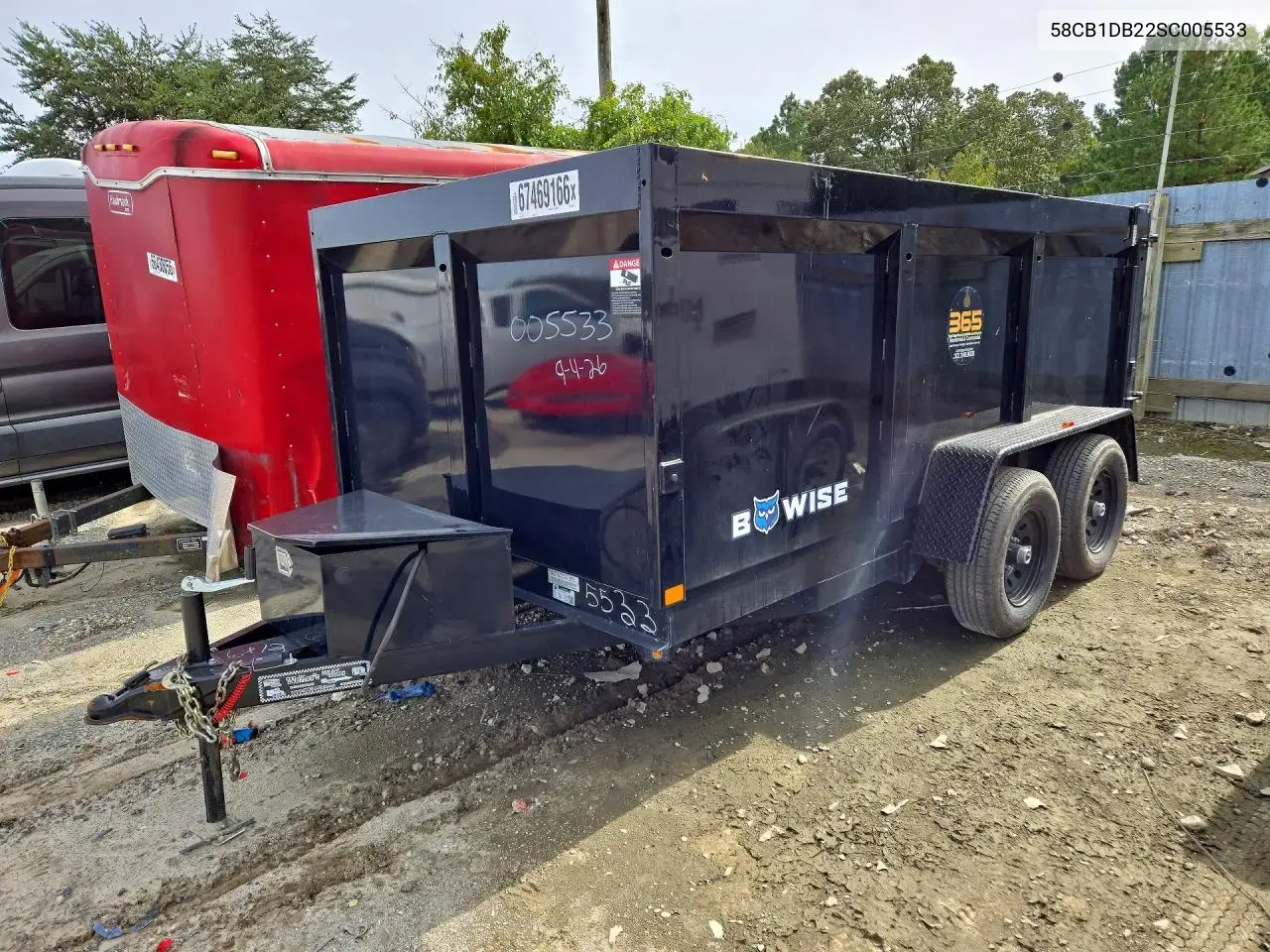 Bwise Dt612Lp-Le-10 Dump Trailer 2025