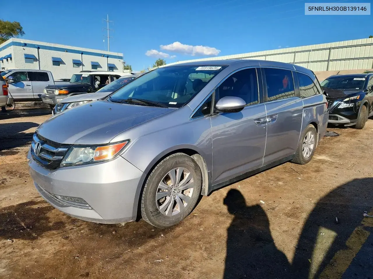 Honda Odyssey Se 2016