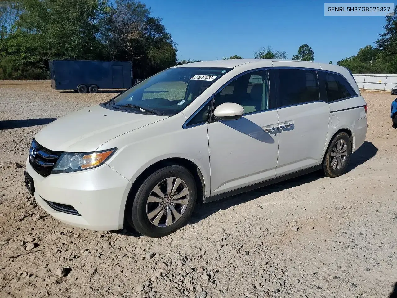 Honda Odyssey Se 2016