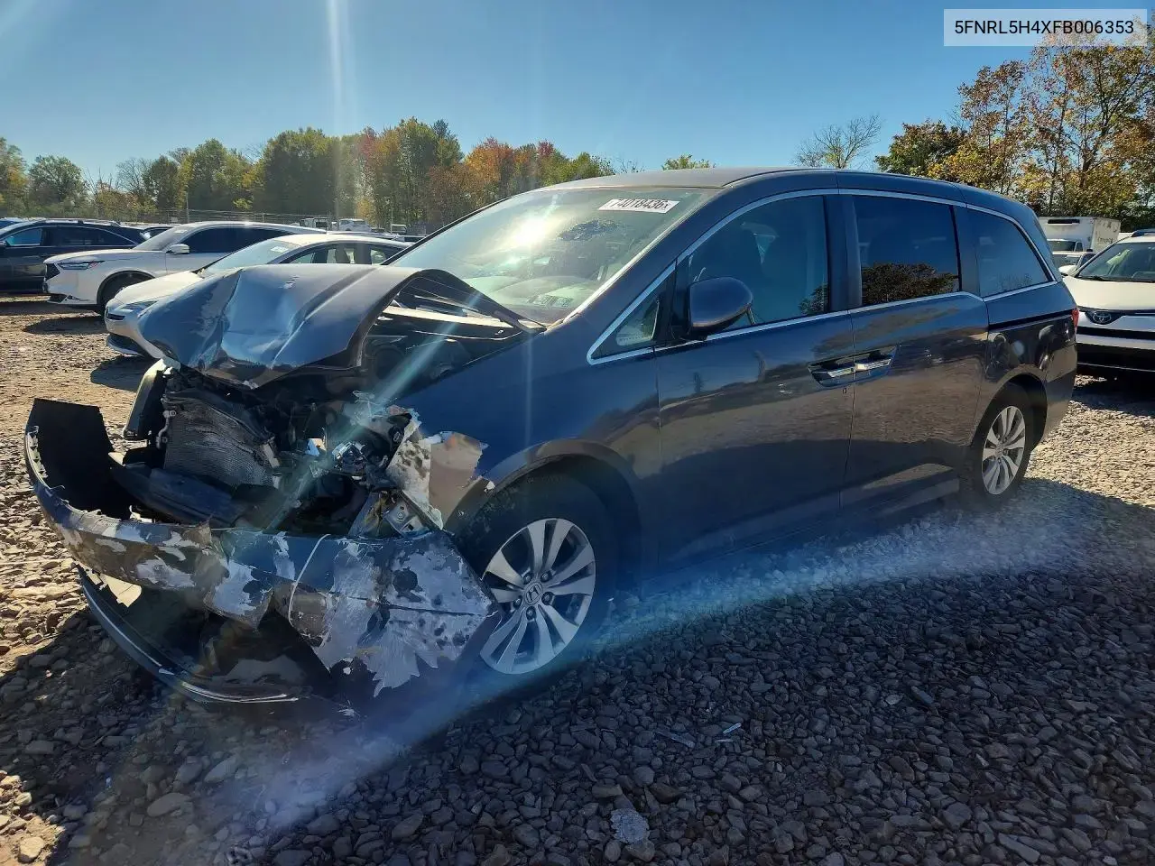 Honda Odyssey Ex 2015