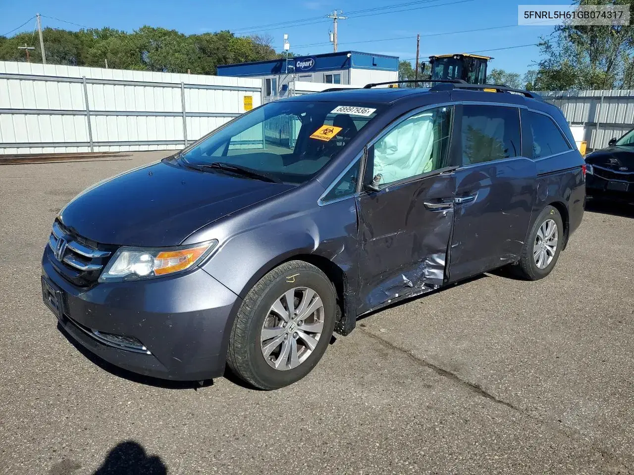 Honda Odyssey Exl 2016