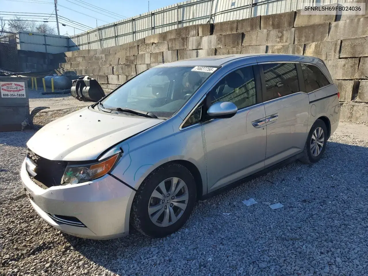Honda Odyssey Exl 2015