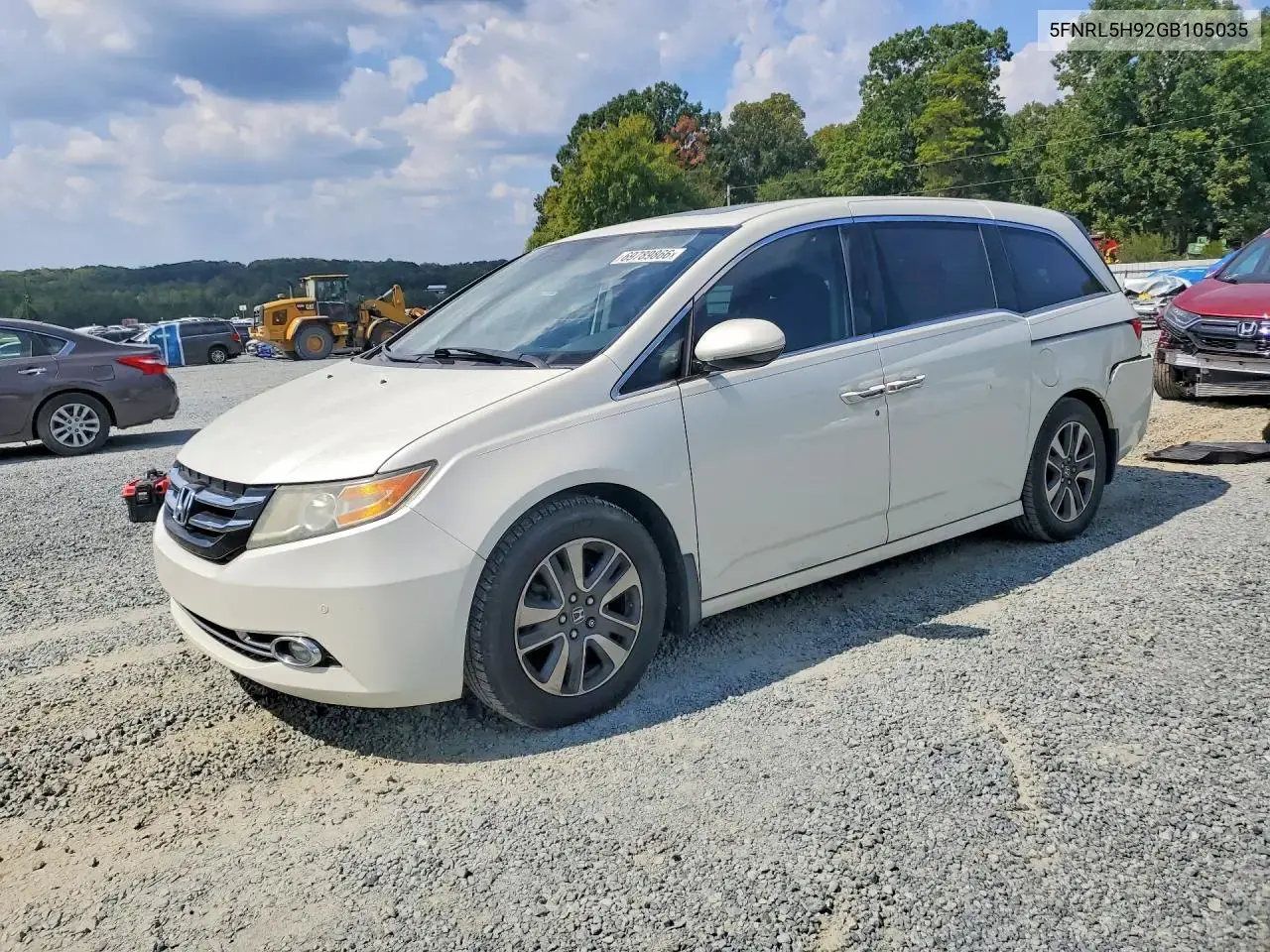 Honda Odyssey Touring 2016