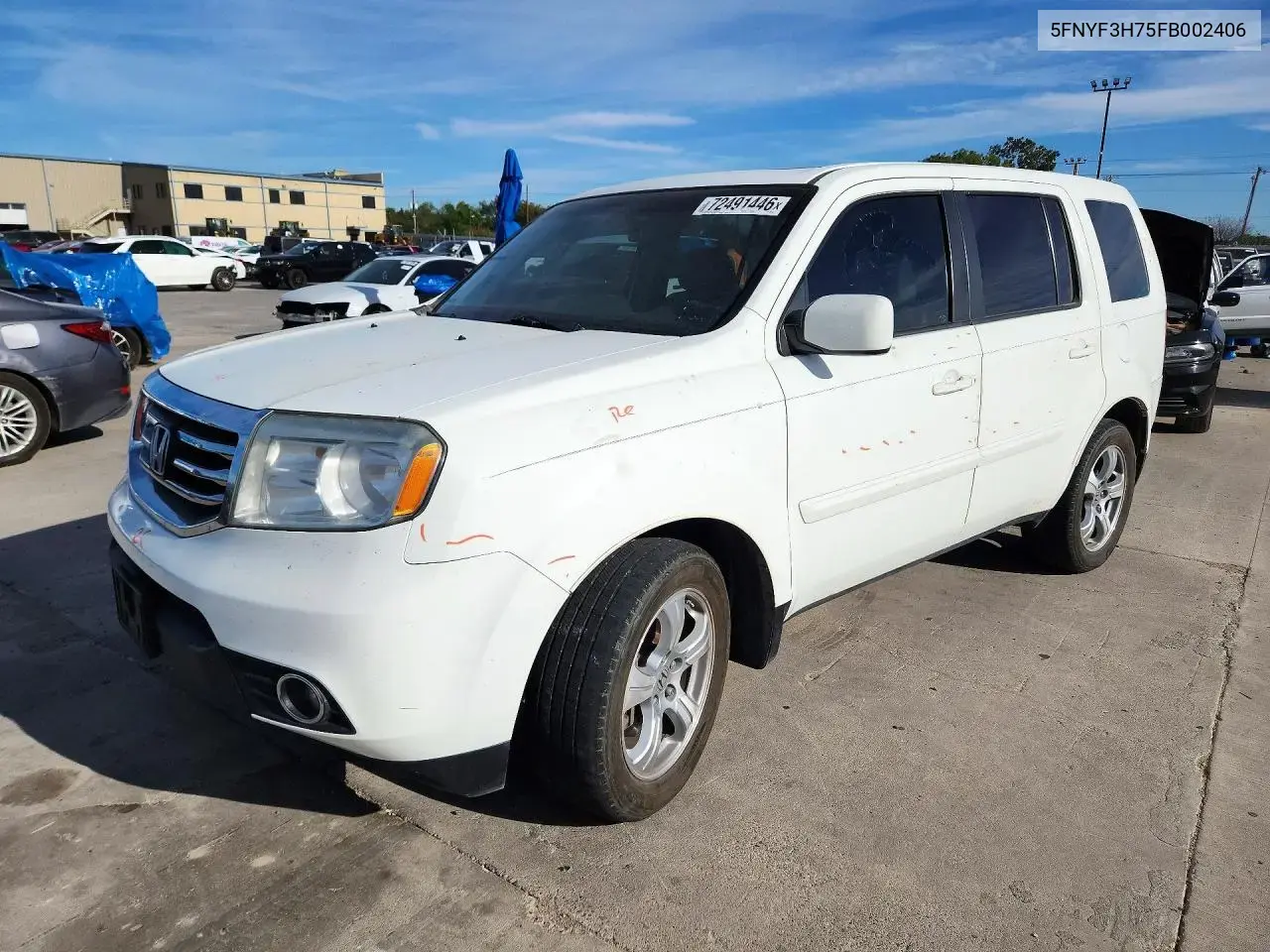 Honda Pilot Exln 2015