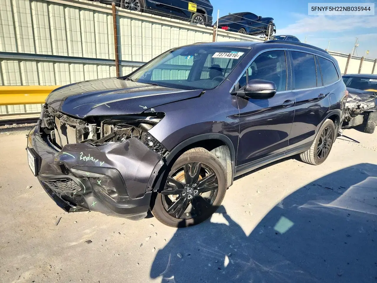 Honda Pilot Se 2022