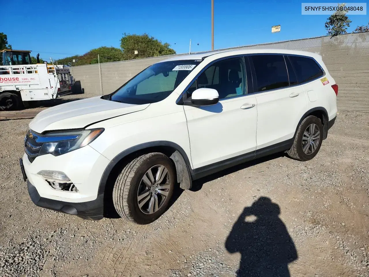 Honda Pilot Exl 2016