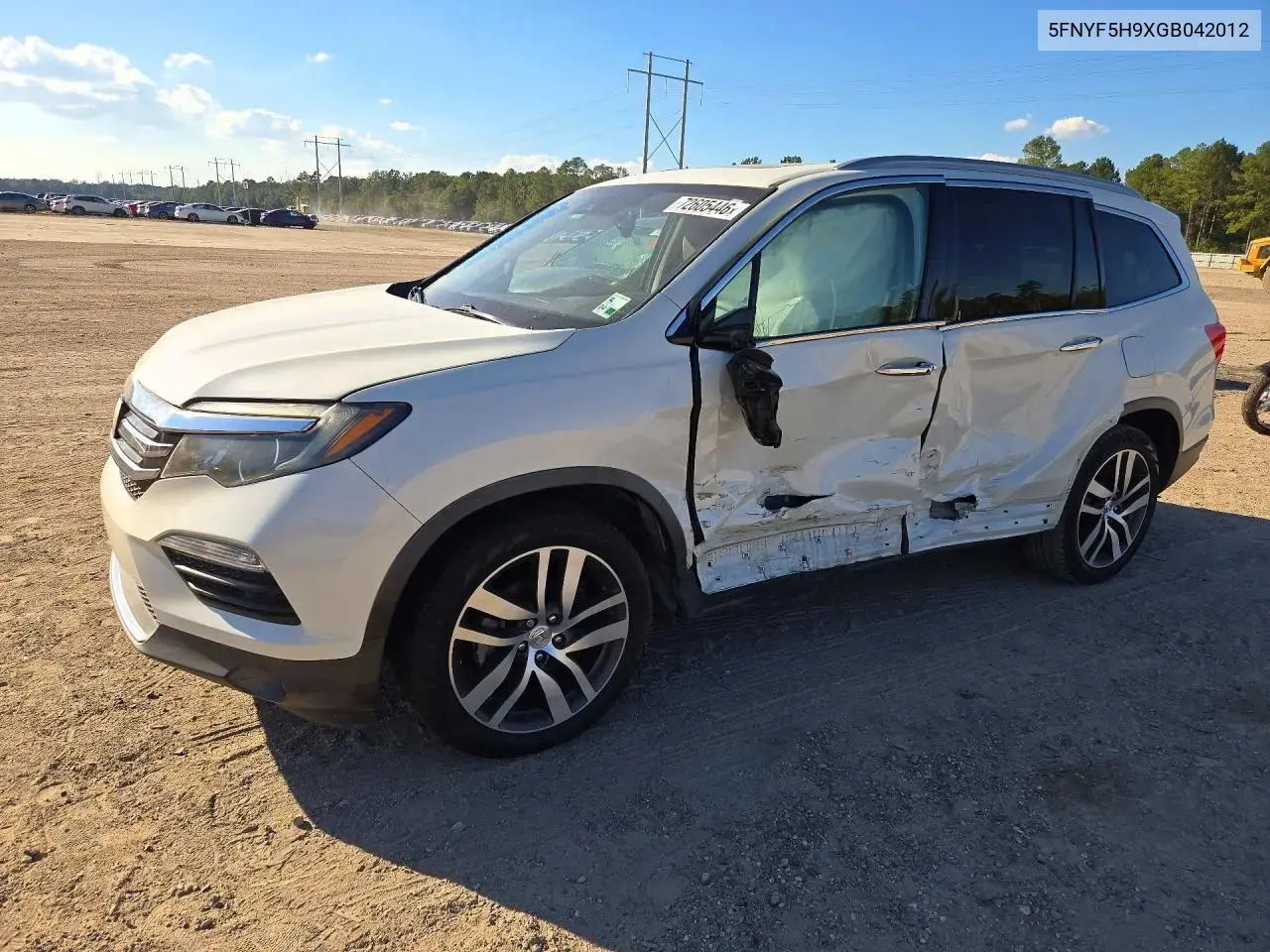 Honda Pilot Touring 2016