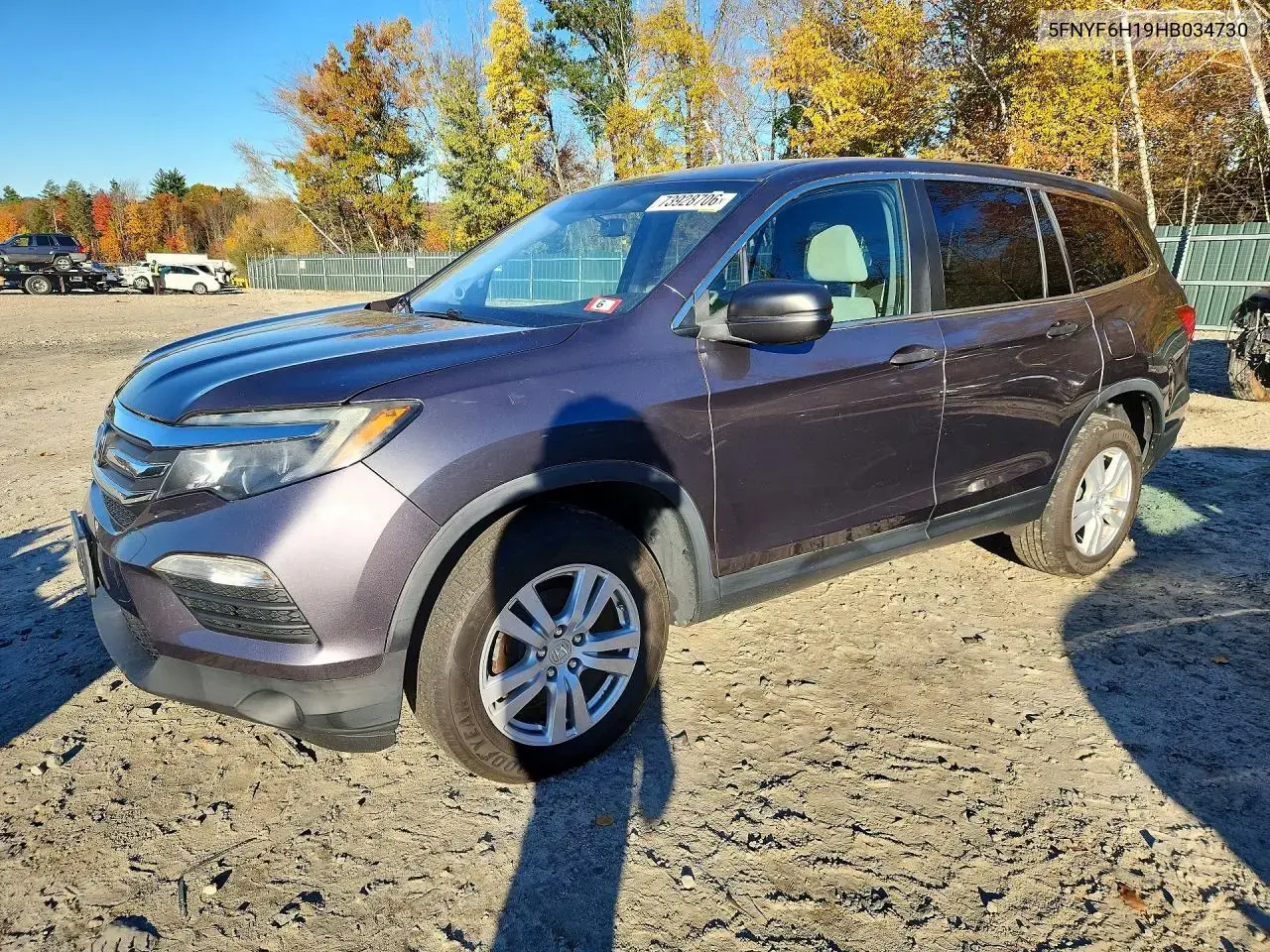 Honda Pilot Lx 2017