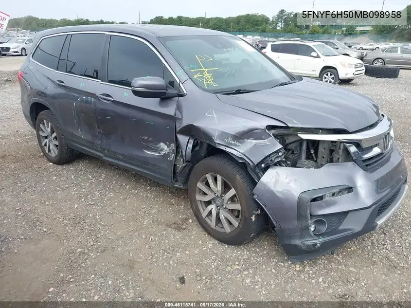 Honda Pilot Awd Ex-L 2021