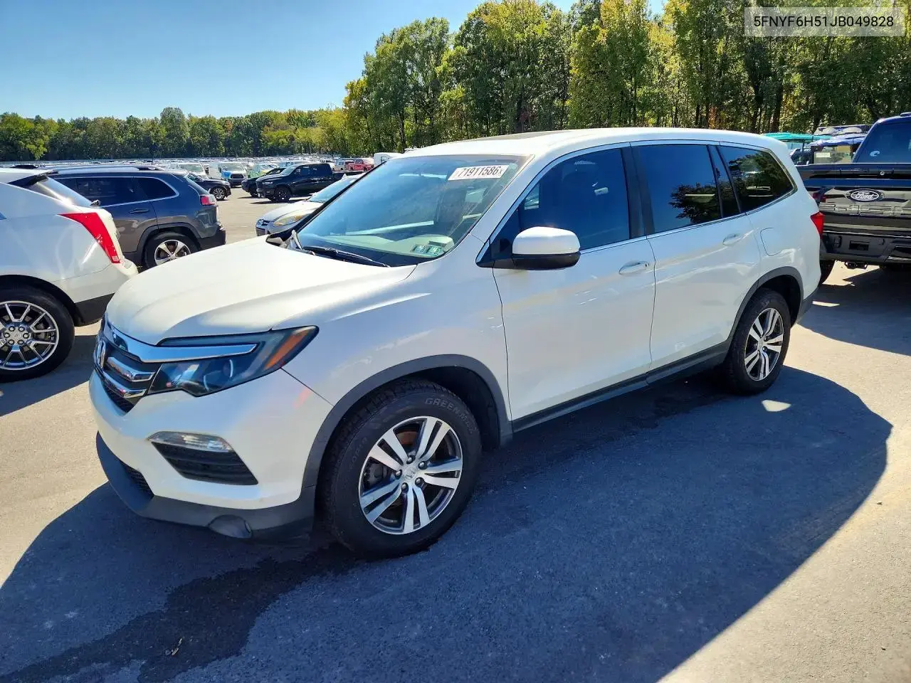 Honda Pilot Exl 2018