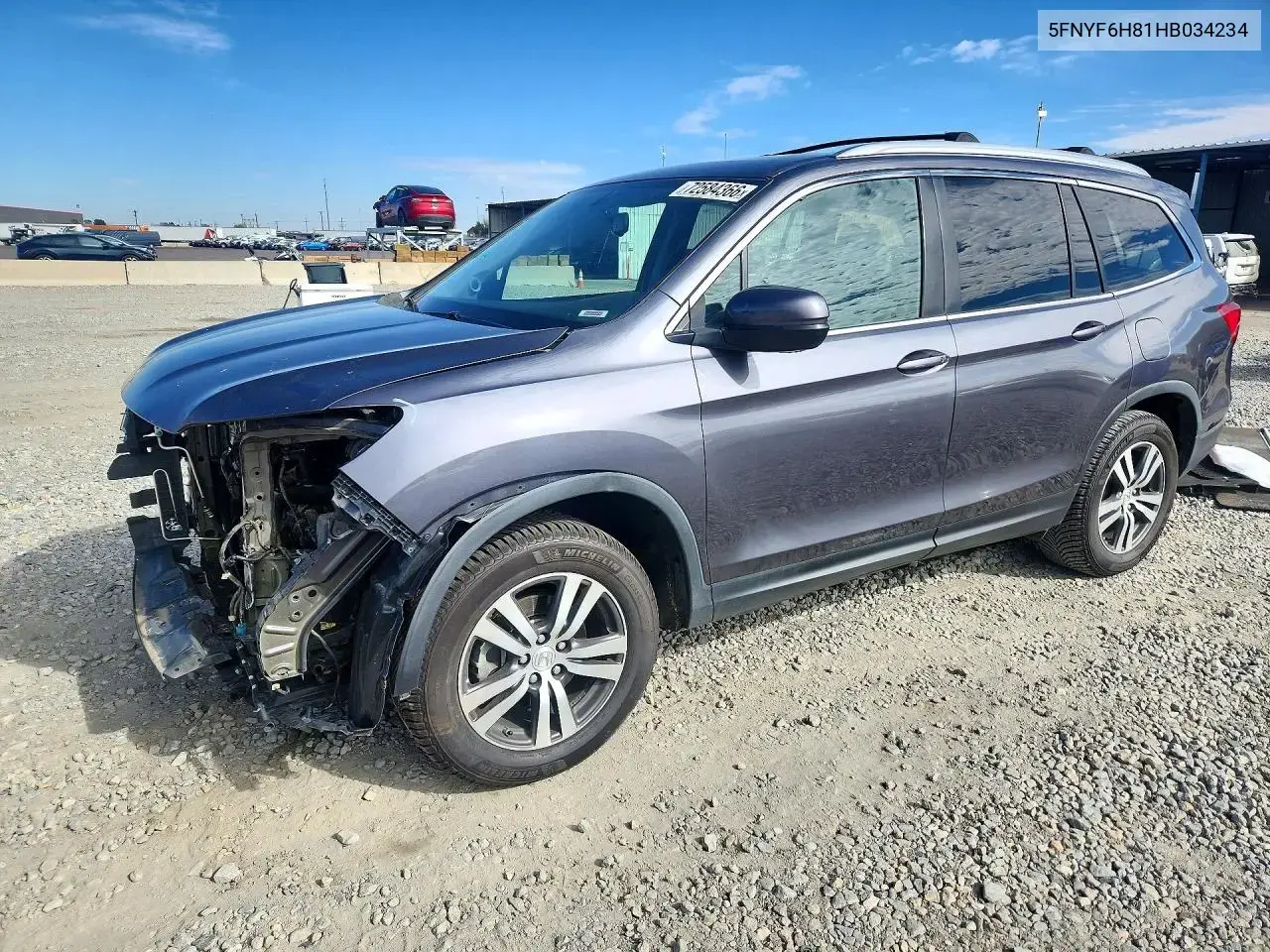 Honda Pilot Exl 2017