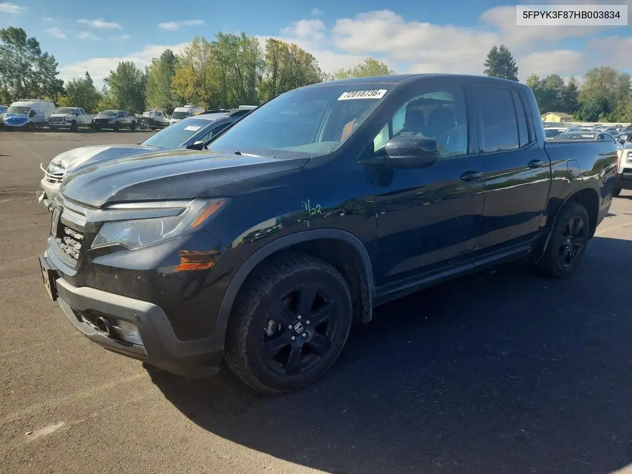 Honda Ridgeline Black Edition 2017