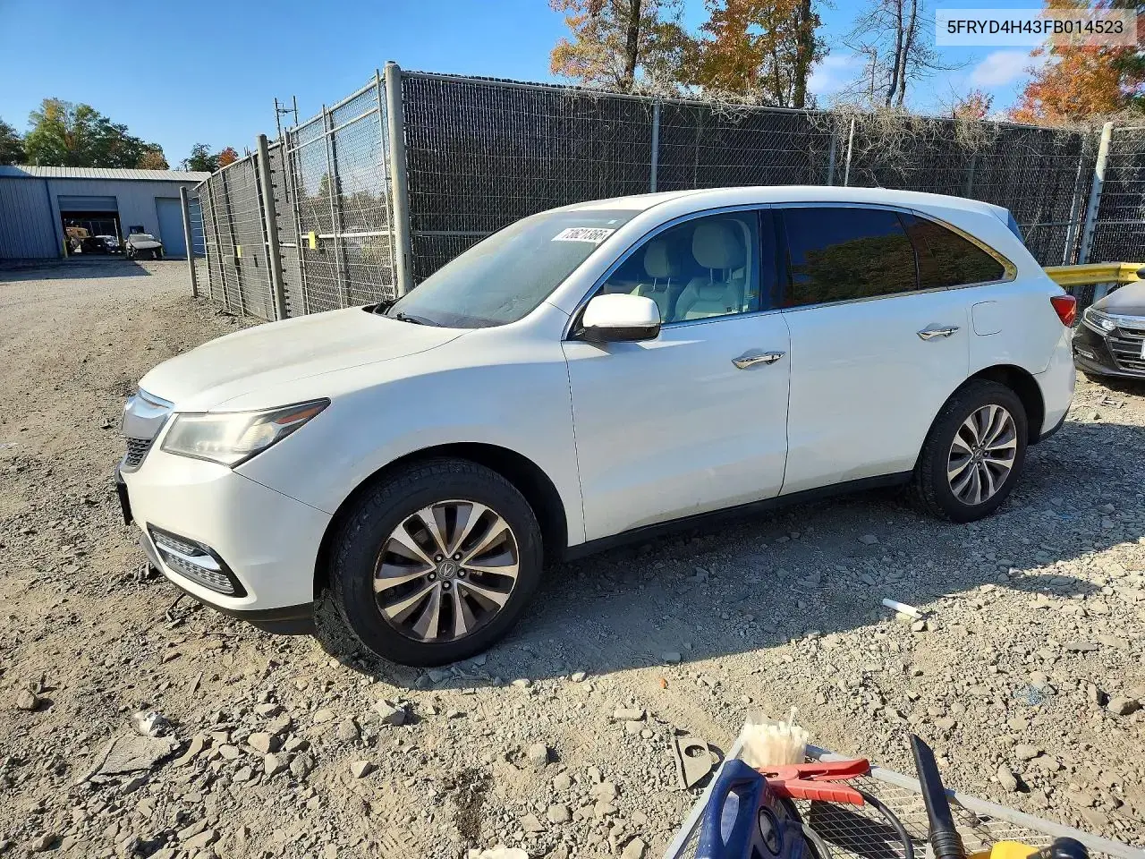 Acura Mdx Technology 2015