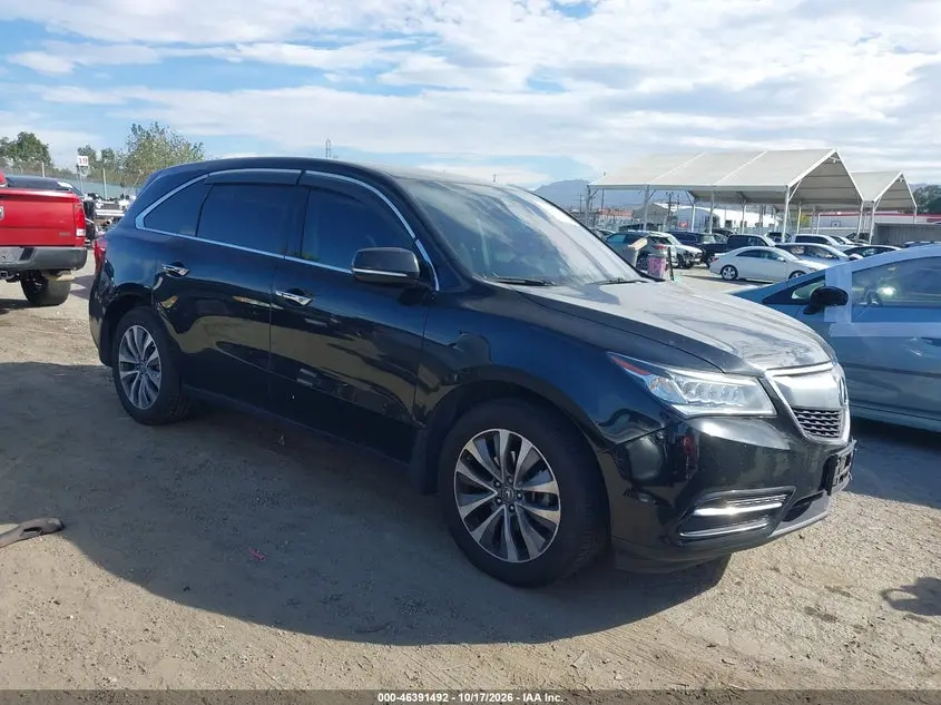 Acura Mdx Technology Acurawatch Plus Packages/Technology Package 2016