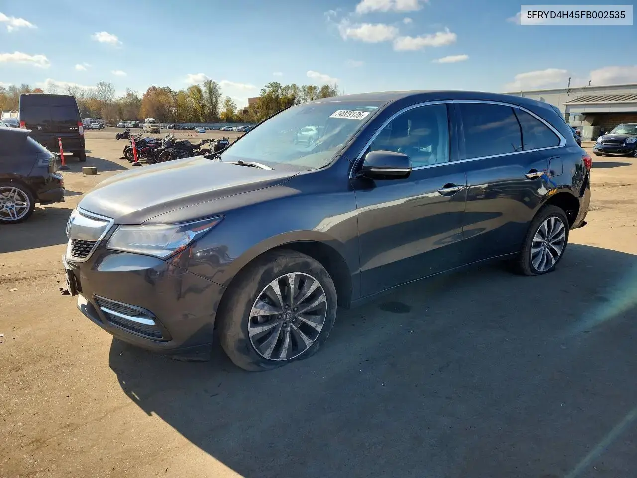 Acura Mdx Technology 2015