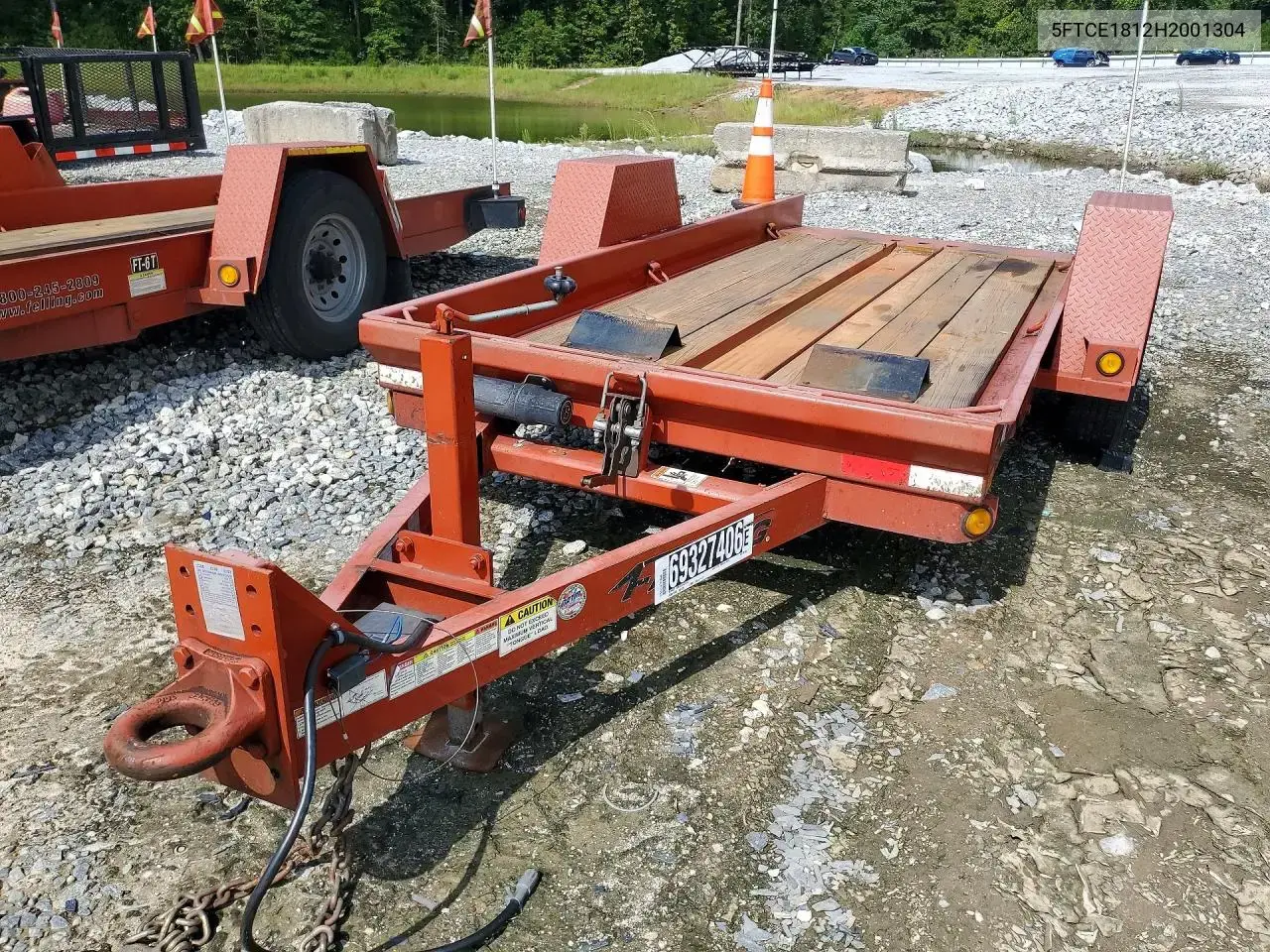 Felling Ft-6 T-1 Tilt Deck Equipment Trailer 2017