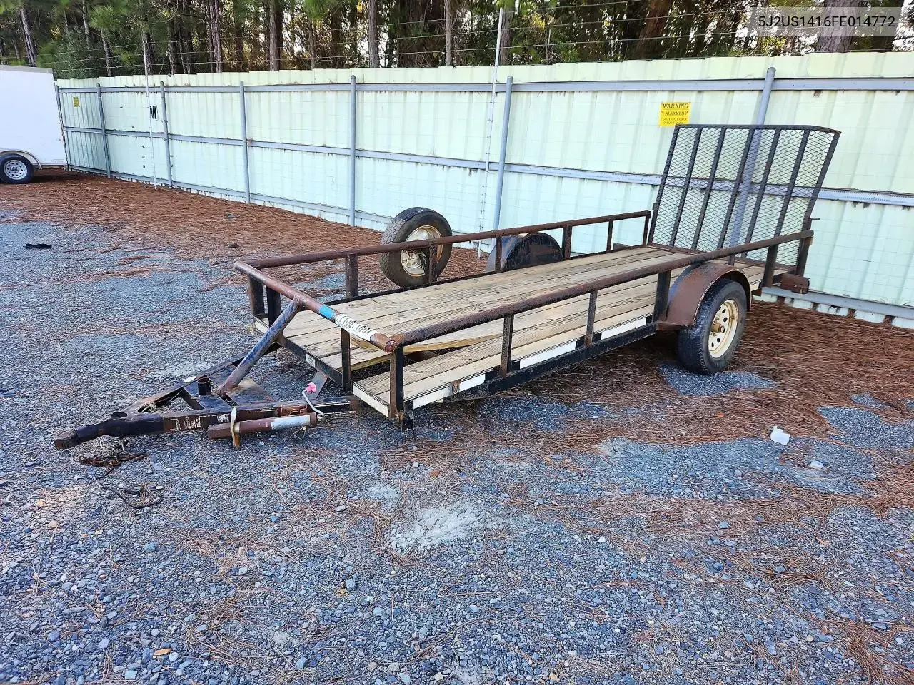 East Texas Utility Trailer 2015