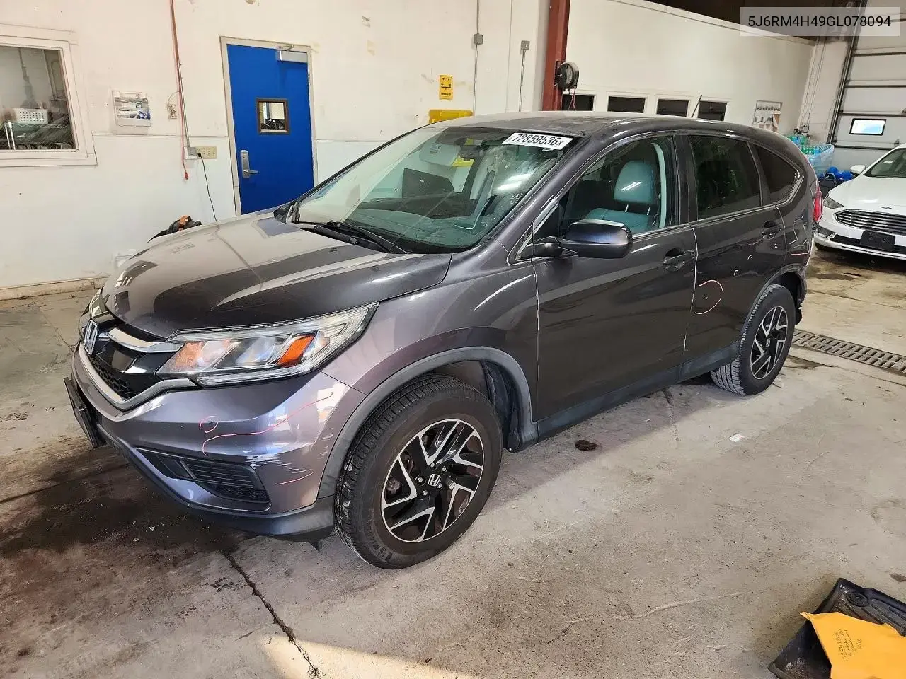 Honda Cr-V Se 2016