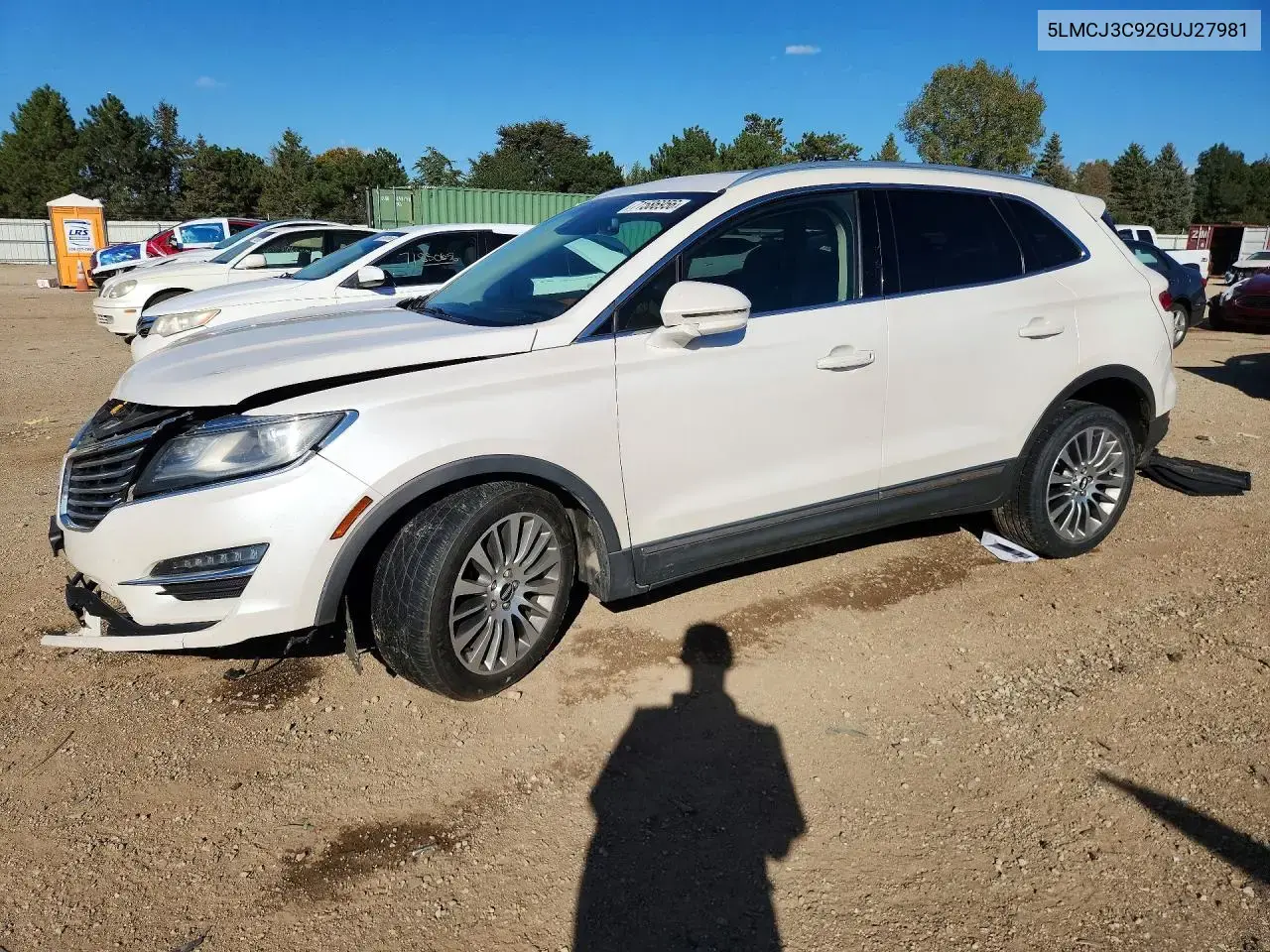 Lincoln Mkc Reserve 2016