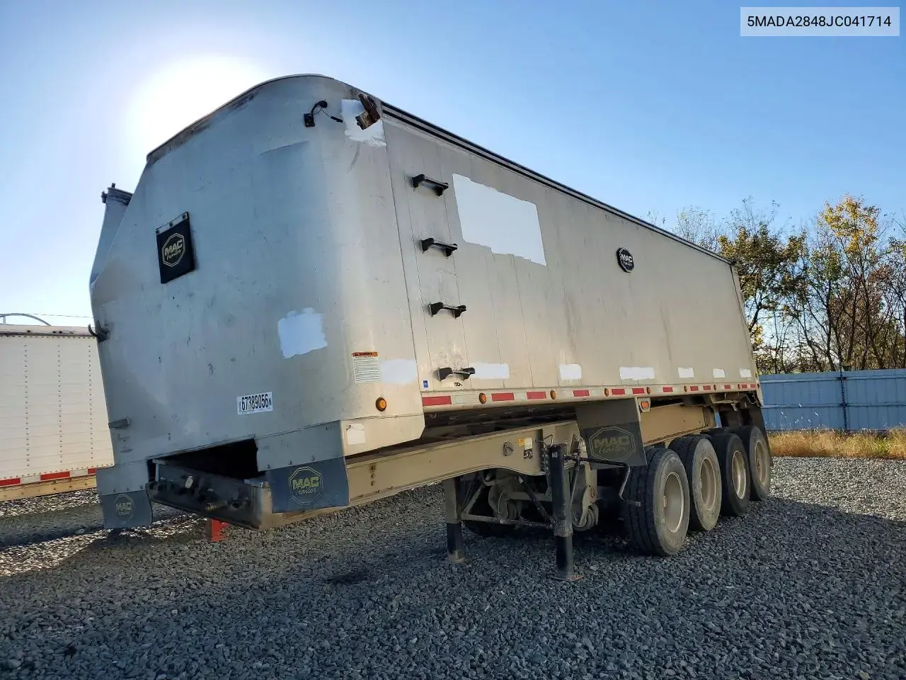Mac End Dump Trailer 2018