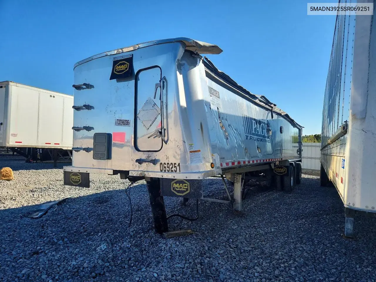 Mac End Dump Trailer 2025