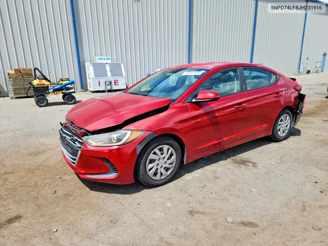 Hyundai Elantra Se 2018
