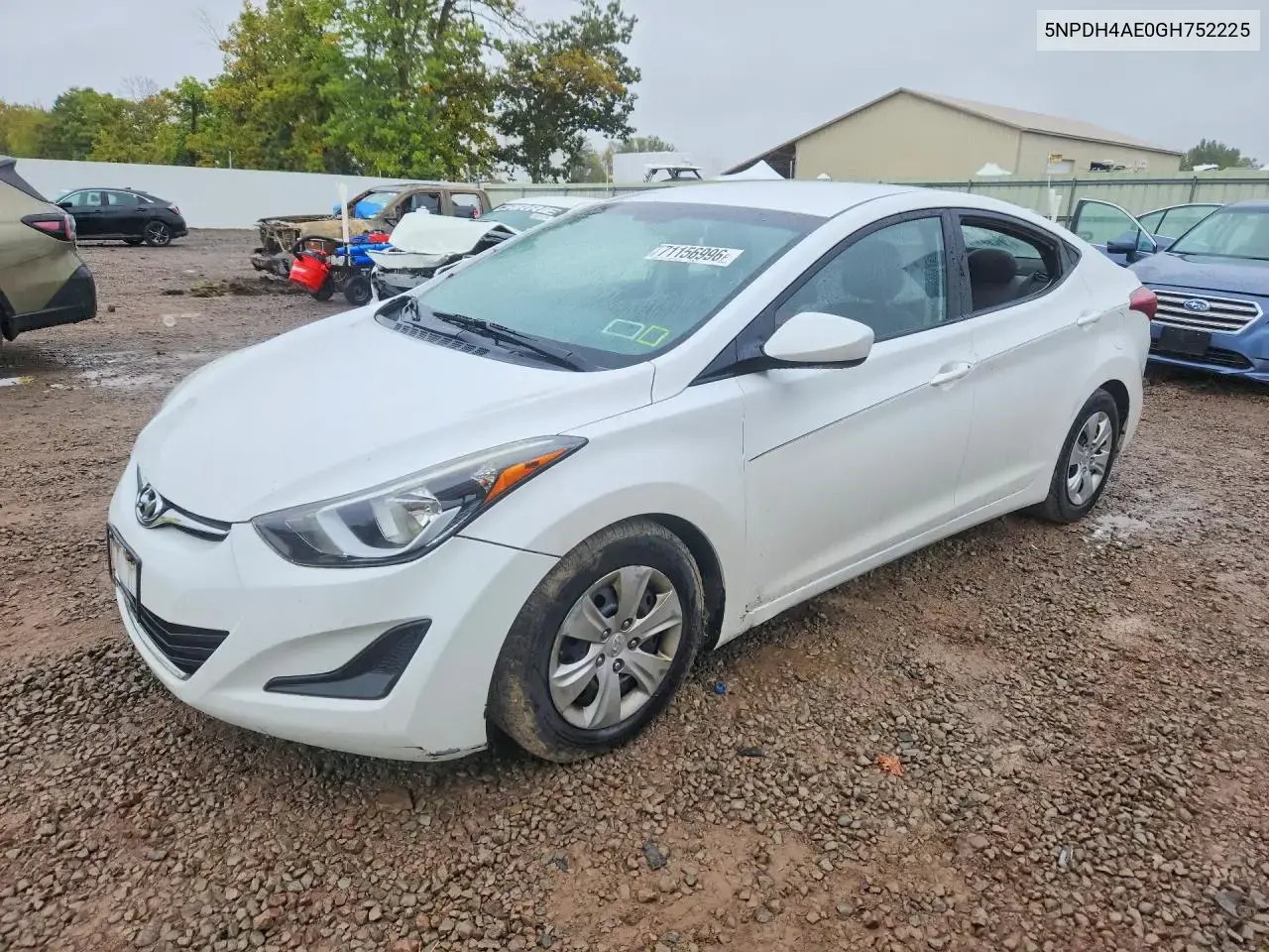 Hyundai Elantra Se 2016