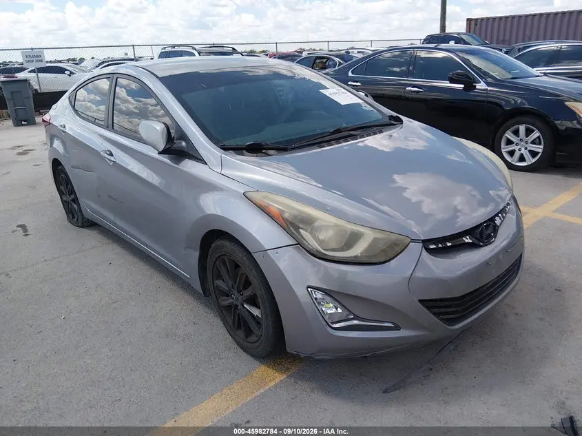 Hyundai Elantra Se 2015