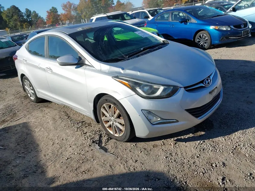 Hyundai Elantra Se 2015