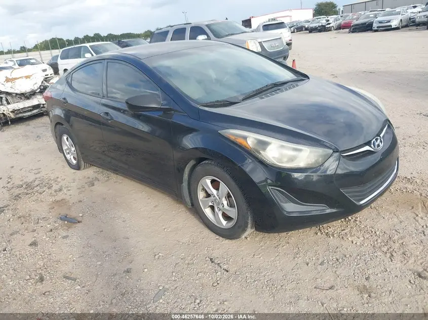 Hyundai Elantra Se 2015