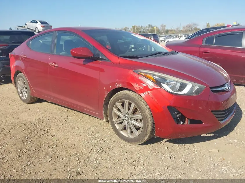 Hyundai Elantra Se 2016