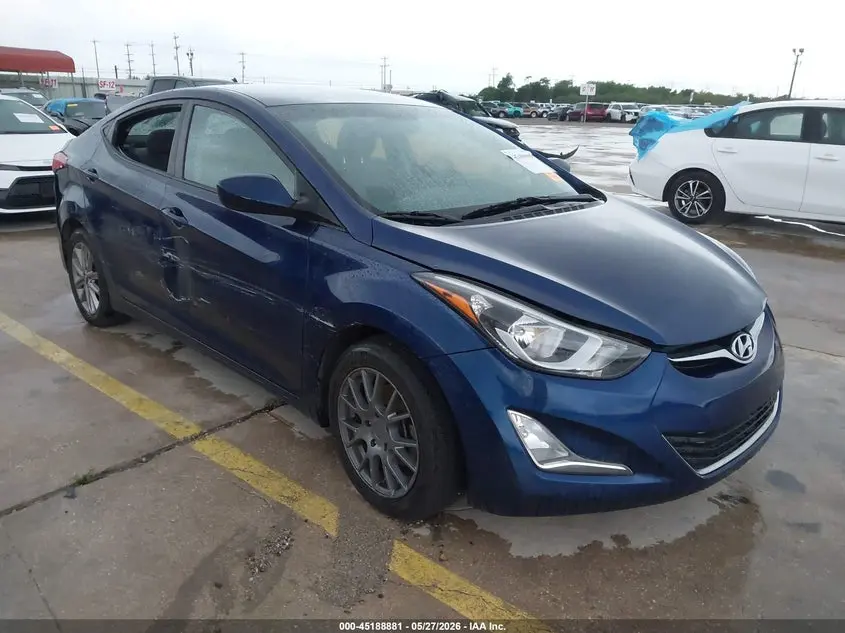 Hyundai Elantra Se 2015