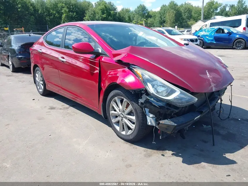 Hyundai Elantra Se 2016